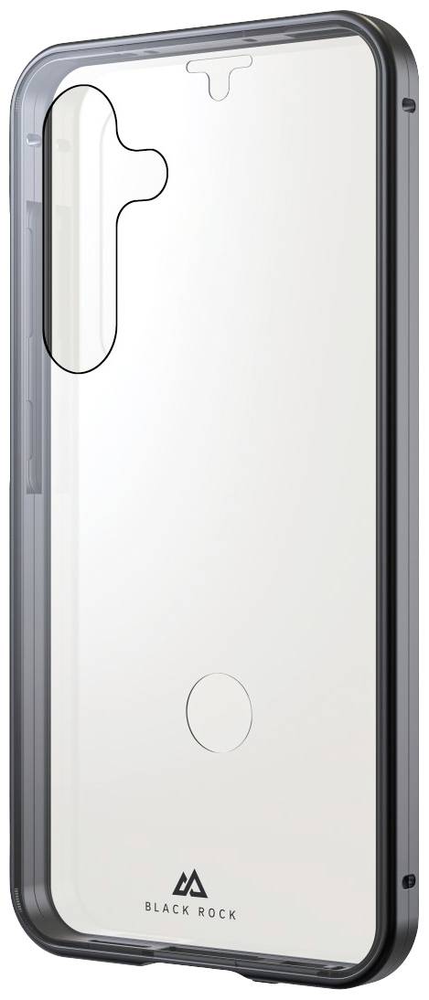 Black Rock 360° Coque Samsung Galaxy S24 noir résistant aux chocs, chargement par induction, avec module magnétique 2187-1