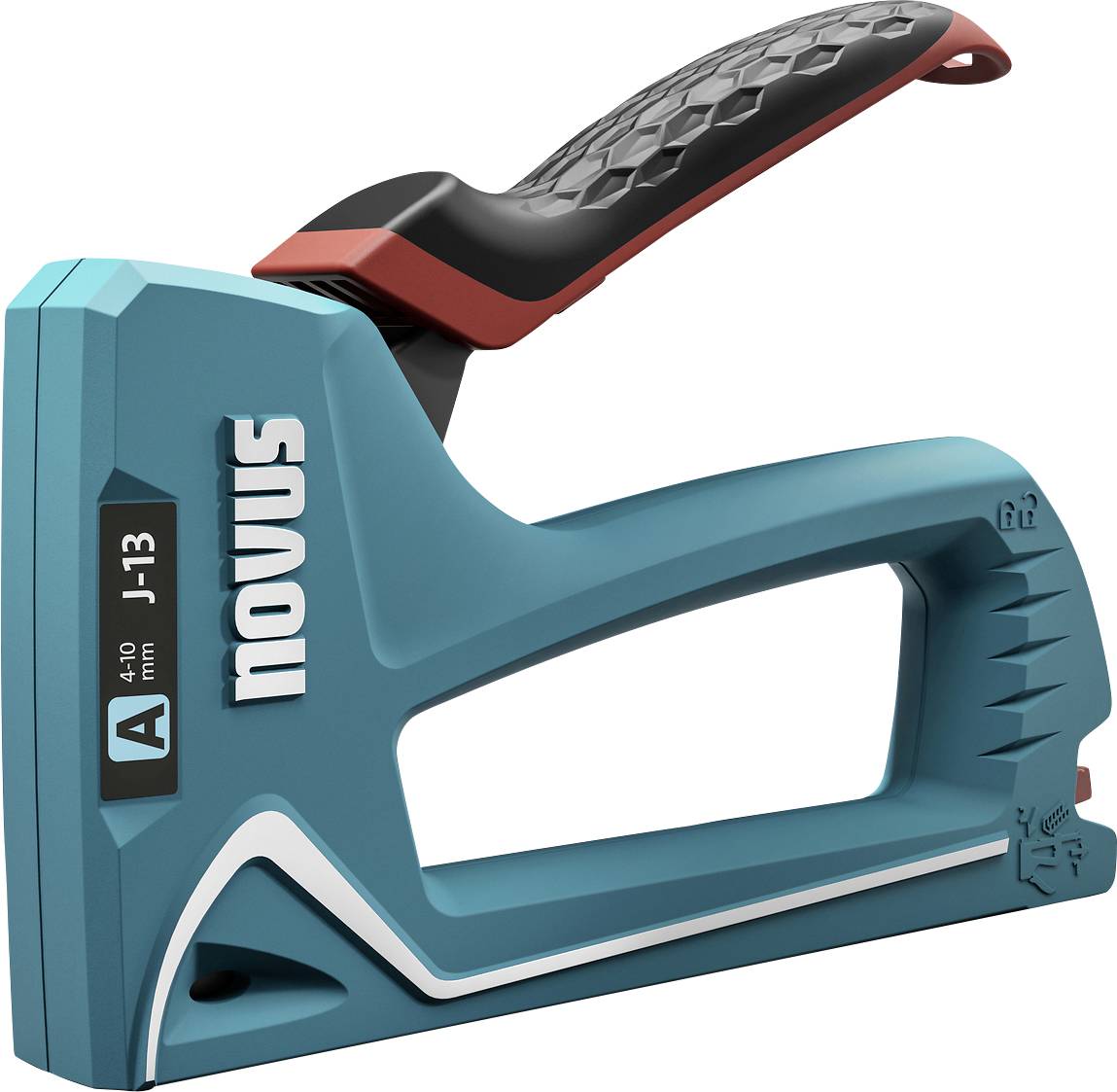 Novus Tools J-13 030-0472 Agrafeuse manuelle pour type d'agrafe Type 53, Type 37 Longueur de l'agrafe 4 - 10 mm