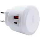EcoSavers USB Timer Charger Chargeur USB 20 W 1x USB-A, 1x USB-C® blanc intérieure