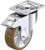 Blickle 917952 L-ALB 150K-FI Roulette pivotante en tôle d'acier Diamètre de la roue: 150 mm Capacité de charge (max.): 400 kg 1 pc(s)