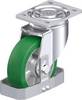 Blickle 907517 LH-ALST 150K-FS Roulette pivotante en tôle d'acier Diamètre de la roue: 150 mm Capacité de charge (max.): 500 kg 1 pc(s)