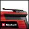 Un outil rouge avec une poignée noire sur lequel le logo 'Einhell' est représenté.