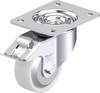 Blickle 750237 LK-PO 100KA-3-FI-FA Roulette pivotante en tôle d'acier Diamètre de la roue: 100 mm Capacité de charge (max.): 280 kg 1 pc(s)