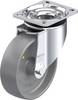 Blickle 357459 LK-PO 125G-1-ELS Roulette pivotante en tôle d'acier Diamètre de la roue: 125 mm Capacité de charge (max.): 300 kg 1 pc(s)