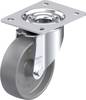 Blickle 656454 LK-PO 125G-3-ELS Roulette pivotante en tôle d'acier Diamètre de la roue: 125 mm Capacité de charge (max.): 300 kg 1 pc(s)