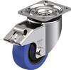 Blickle 922004 LKX-POBS 100XKA-1-FI Roulette pivotante en acier pour charges lourdes Diamètre de la roue: 100 mm Capacité de charge (max.): 200 kg 1 pc(s)