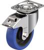 Blickle 901282 LKX-POBS 125XKA-1-FI Roulette pivotante en acier pour charges lourdes Diamètre de la roue: 125 mm Capacité de charge (max.): 250 kg 1 pc(s)