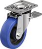 Blickle 922102 LKX-POBS 160XKA-ST Roulette pivotante en acier pour charges lourdes Diamètre de la roue: 160 mm Capacité de charge (max.): 400 kg 1 pc(s)