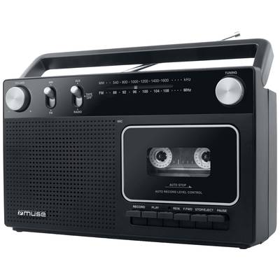 Muse M-152 RC Radio portative FM, AM, FM    noir