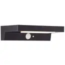 Brilliant Barker G40415/06 Applique solaire extérieure avec détecteur de mouvement LED LED 3 W noir