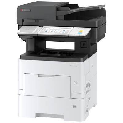 Imprimante multifonction avec scanner et panneau de commande en haut, coloris gris-noir, adaptée aux applications de bureau.