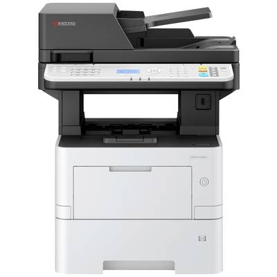 Un imprimante multifonction avec touches de commande, écran et bac à papier. Adapté pour imprimer, copier et numériser.