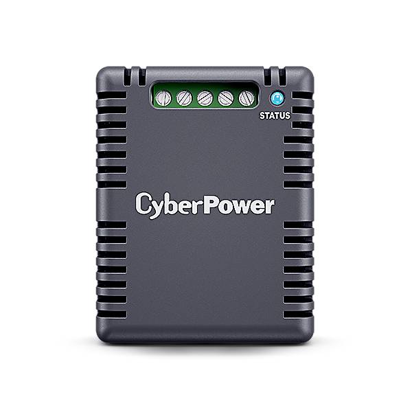 Appareil d'alimentation électrique CyberPower noir avec quatre voyants d'état et l'inscription 'CyberPower'.