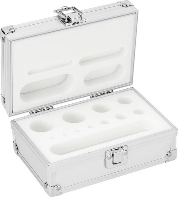 Kern 314-040-600 Etui de poids en aluminium 314-040-600, pour valeurs nominales de 1 g à 200 g, pour classes E1 à M2, pour type bouton/compact