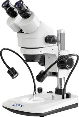 Kern OZL 473 OZL473 Microscope à zoom stéréo binoculaire 45 x lumière réfléchie