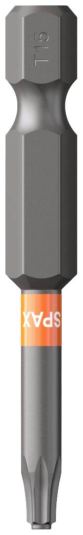SPAX 5000009193159 Embout TX Propulseur: 1/4" (6.3 mm) Sortie: T-STAR plus TX 15 50 mm