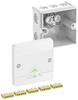 Spelsberg 80212001 Boîte de dérivation (L x l x H) 87 x 87 x 52 mm blanc IP66 1 pc(s)