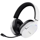 Trust GXT491 FAYZO Micro-casque supra-auriculaire Bluetooth Virtual Surround blanc son surround, mise en sourdine du mic