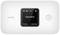 Point d'accès Wi-Fi mobile de Huawei avec un écran affichant l'opérateur et les détails de connexion, avec un bouton d'alimentation à côté.