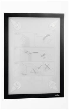 Durable 484301 Porte-document noir (l x H) 236 mm x 323 mm DIN A4 vertical, DIN A4 horizontal