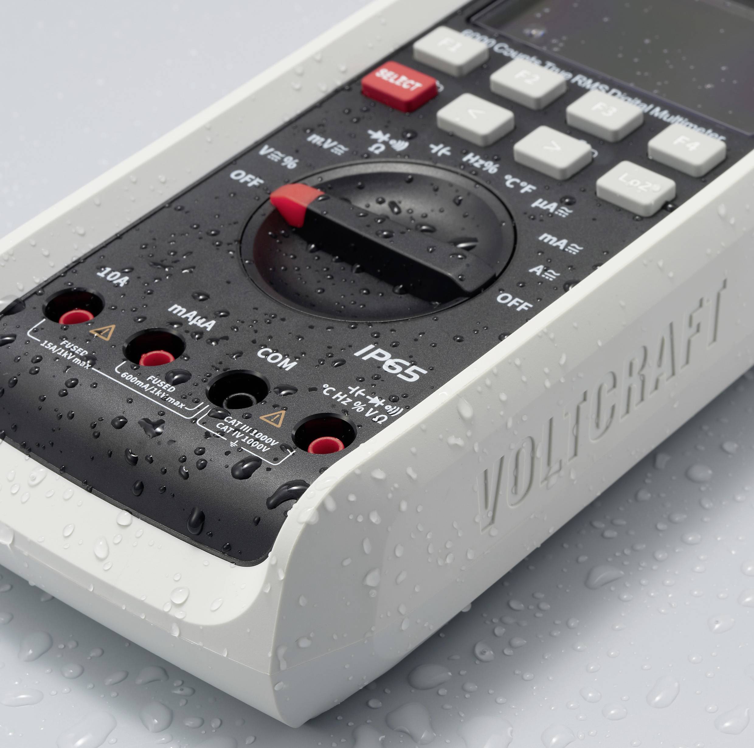 VOLTCRAFT VC905 Multimètre étalonné (ISO) numérique LoZ CAT III 1000 V, CAT IV 1000 V Affichage (nombre de points): 6000-10