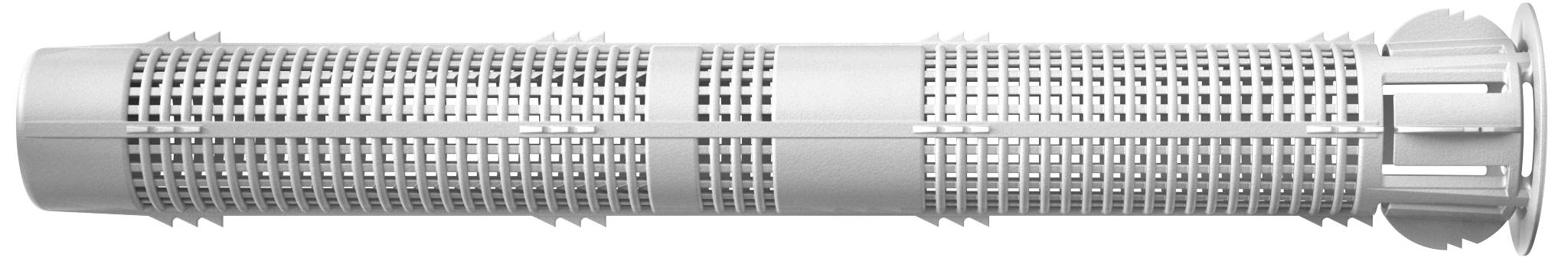 Tapis cylindrique de tuyau perforé avec structure en grille, utilisé pour les systèmes de distribution d'eau dans des applications agricoles ou horticoles.