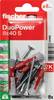 Fischer 534998 DuoPower 8 x 40 S K NV Set de chevilles 40 mm 8 mm 1 set