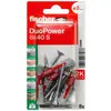 Fischer 534998 DuoPower 8 x 40 S K NV Set de chevilles 40 mm 8 mm 1 set
