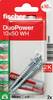 Fischer 535002 DuoPower 10 x 50 WH K NV Set de chevilles 50 mm 10 mm 1 set