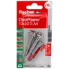 Fischer 535488 DuoPower 10 x 50 S A4 K NV Set de chevilles 50 mm 10 mm 1 set