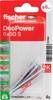 Fischer 537660 DuoPower 6 x 50 S K NV Set de chevilles 50 mm 6 mm 1 set