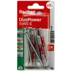 Fischer 537664 DuoPower 8 x 65 S K NV Set de chevilles 65 mm 8 mm 1 set