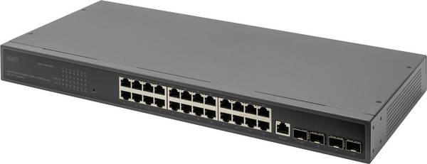 Digitus DN-80223 DN-80223 Switch Ethernet 24 ports 10 / 100 / 1000 MBit/s