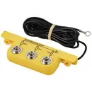 TRU COMPONENTS TC-12277208 Fiche mâle de mise à la terre 3x 10 mm, forme coudée avec câble 1 pc(s)