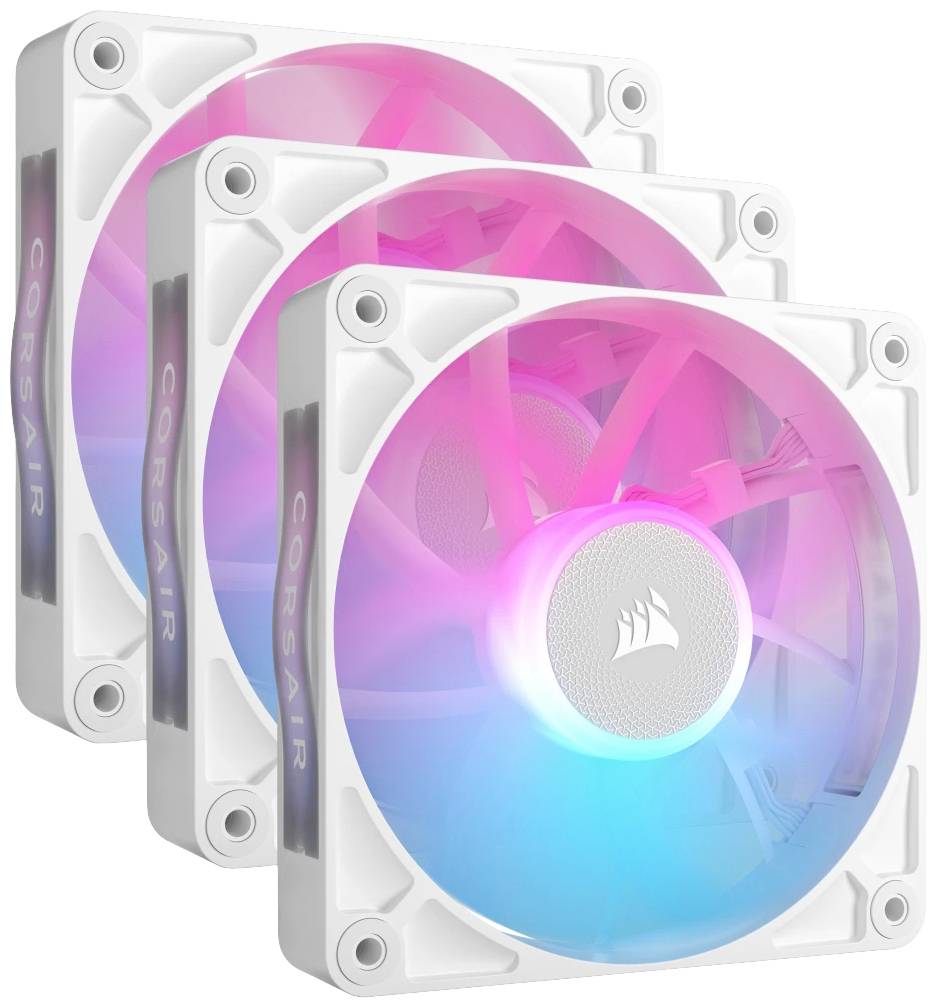 Corsair iCUE LINK RX120 RGB Ventilateur pour PC blanc (l x H x P) 120 x 120 x 25 mm avec éclairage LED