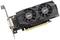 Carte graphique ASUS noire avec deux ventilateurs et un connecteur PCIe, le logo ASUS bien visible dessus.