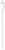 Un câble Lightning blanc, utilisé pour charger les appareils Apple.