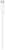 Un câble USB-C blanc, souvent utilisé pour la charge ou le transfert de données, présenté verticalement.
