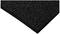 Tapis de caoutchouc noir à surface texturée et bords biseautés, adapté aux applications industrielles ou sportives.