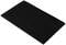Un morceau rectangulaire de mousse noir, posé à plat.