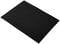 Un tapis anti-fatigue noir et rectangulaire, vu en plongée oblique. Il offre du confort et du soutien lors de la station debout.