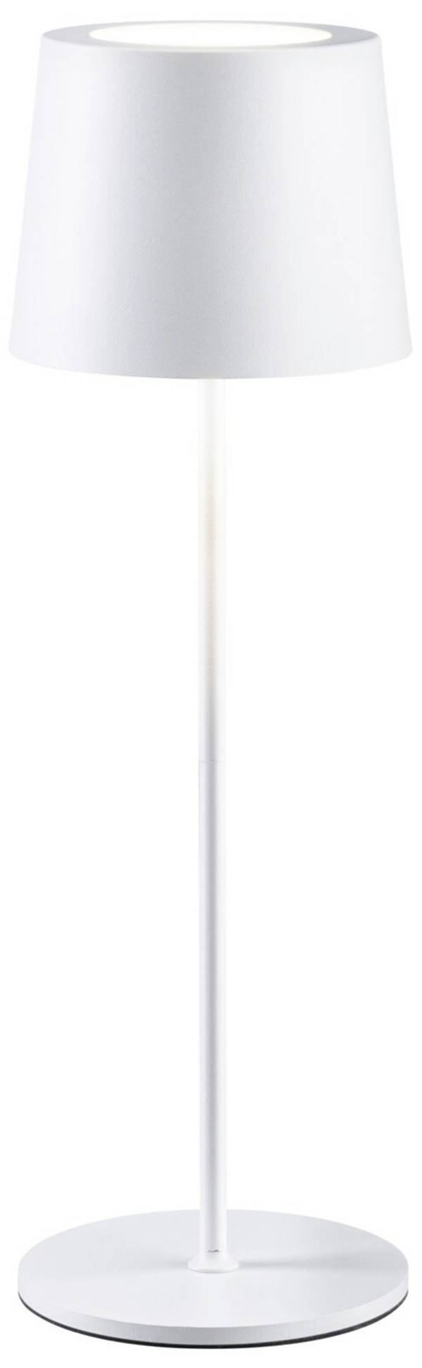 Paulmann 76997 Gilo Lampe de table à LED d'extérieur  2.8 W blanc chaud  blanc mat