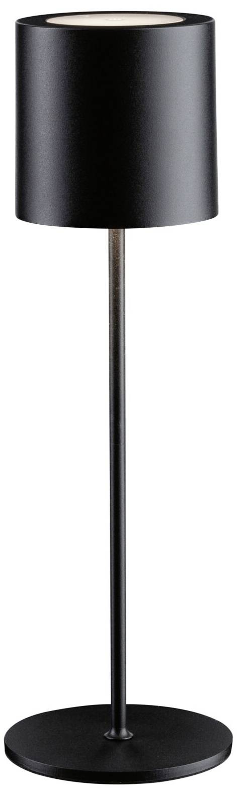 Lampadaire avec abat-jour noir et pied élancé, adapté à un intérieur moderne.