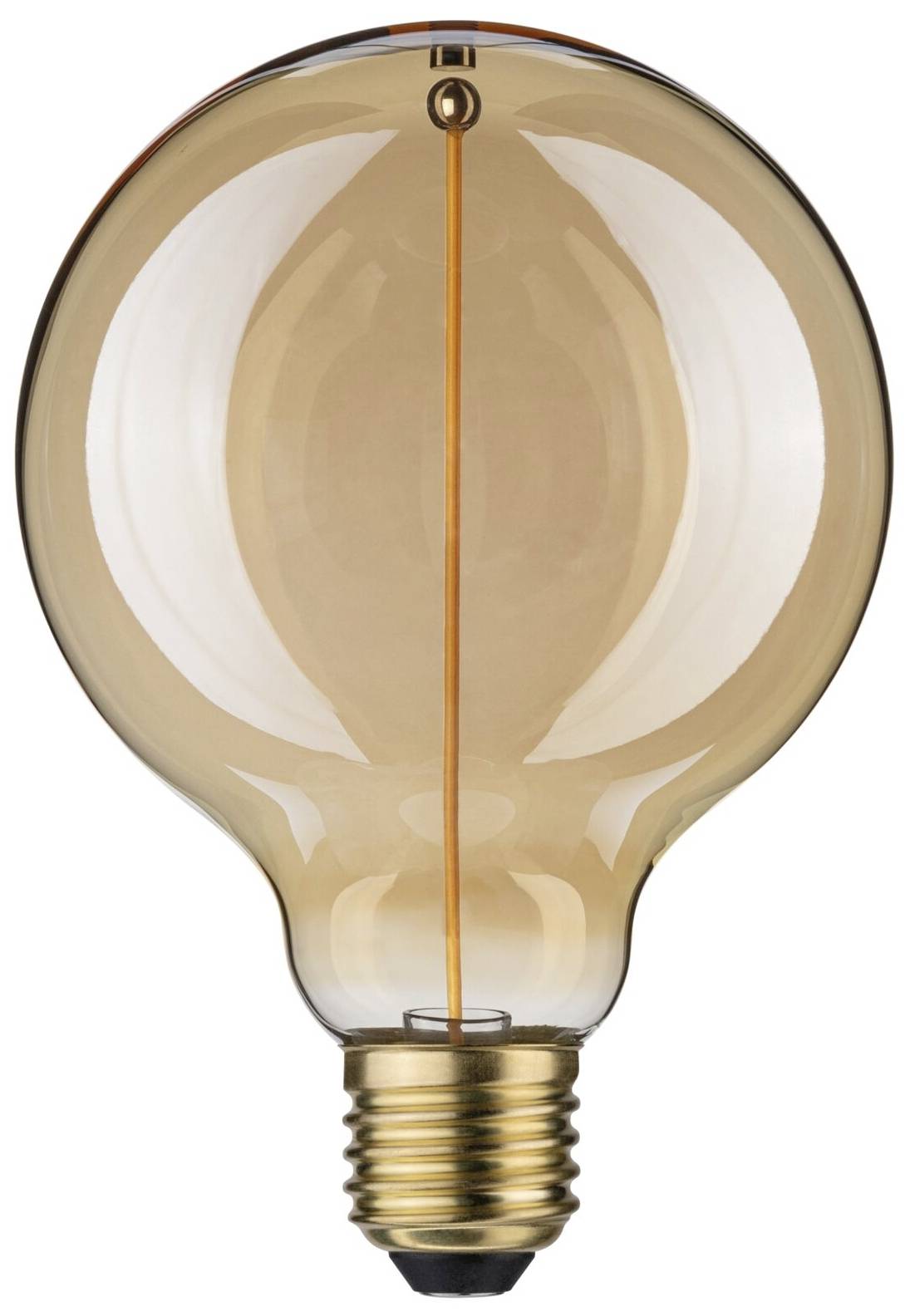 Une grande ampoule avec une lueur dorée, culot E27. Idéale pour la décoration ou un éclairage d'ambiance.