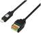 Câble adaptateur USB-C vers bornier avec connecteur USB-C à gauche et bornier à connexions codées par couleur à droite.