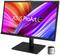Un moniteur ASUS ProArt OLED affiche des couleurs vives sur l'écran. À côté se trouve un appareil de calibrage. Idéal pour le design graphique.