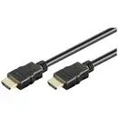 Câble de liaison Goobay HDMI Fiche mâle HDMI-A 7.5 m noir 61162 4K UHD Câble HDMI