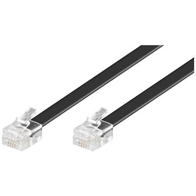 Deux câbles réseau noirs avec des connecteurs RJ45 à leurs extrémités, utilisés pour les connexions Ethernet dans les réseaux informatiques.