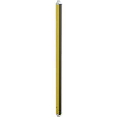 Une ligne jaune verticale à côté d'une surface noire.