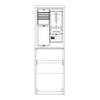 Striebel & John 2CPX043771R9999 SZ2400E Armoire complète partiellement encastrée Nbr de rangées = 0 Contenu 1 pc(s)